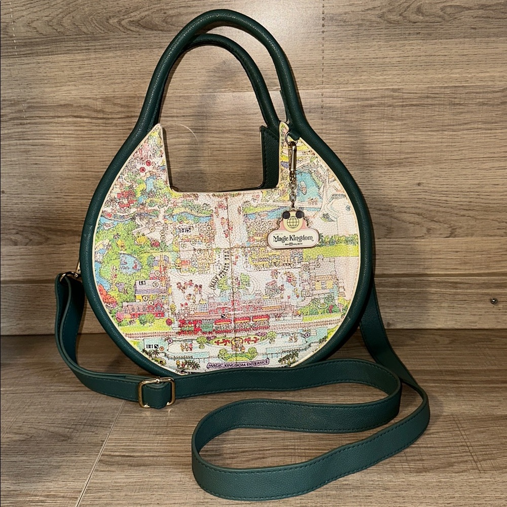 Disney 50th Anniversary Magic Kingdom Map Crossbody purse